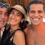 امينة خليل تثير الجدل بعد ظهورها بملابس البحر بين خطيبها وتامر حبيب امينة خليل