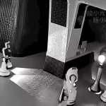 فيديو صادم روبوت صغير يختطف 12 موظف من الروباتات ويحرضهم على الهرب