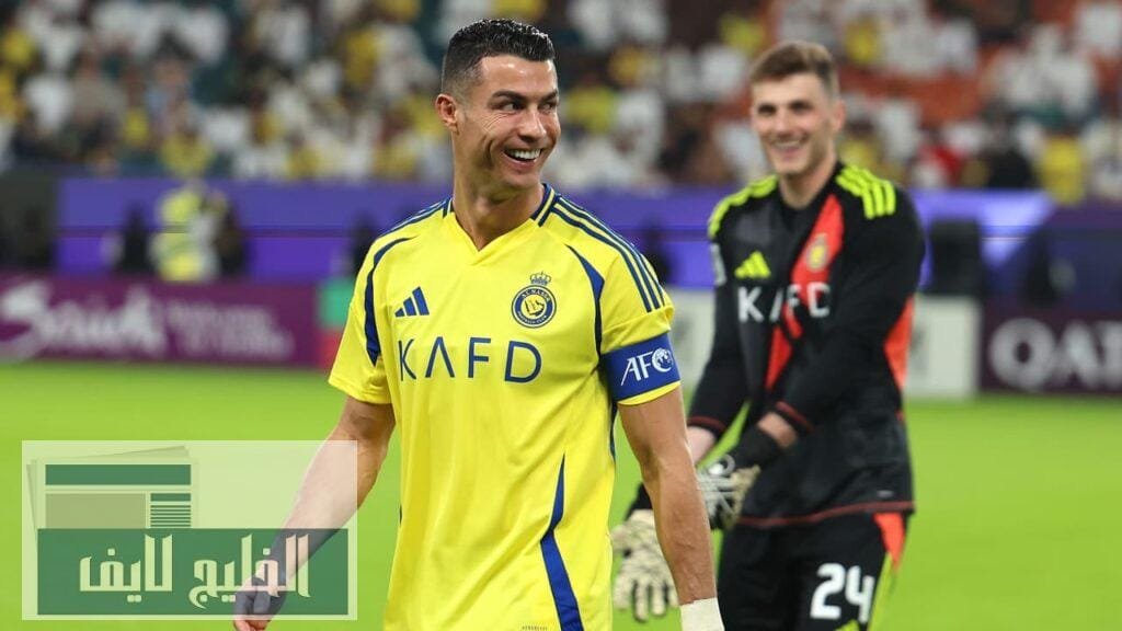 ثنائية كريستيانو رونالدو تقود النصر للفوز على ضمك بثنائية مميزة
