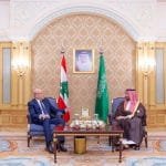 لقاء ولي العهد برئيس الوزراء اللبناني لبحث مستجدات الوضع في لبنان لقاء ولي العهد برئيس الوزراء اللبناني لبحث مستجدات الوضع في لبنان