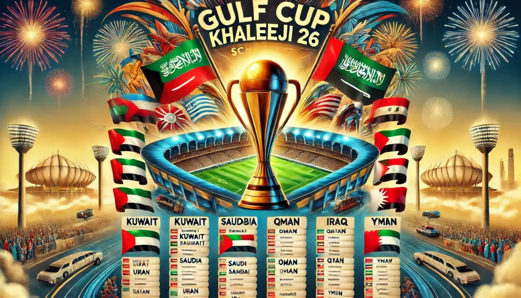 القنوات الناقله لكاس الخليج 26 وكل ما يتعلق بالكأس وترتيبه القنوات الناقله لكاس الخليج 26