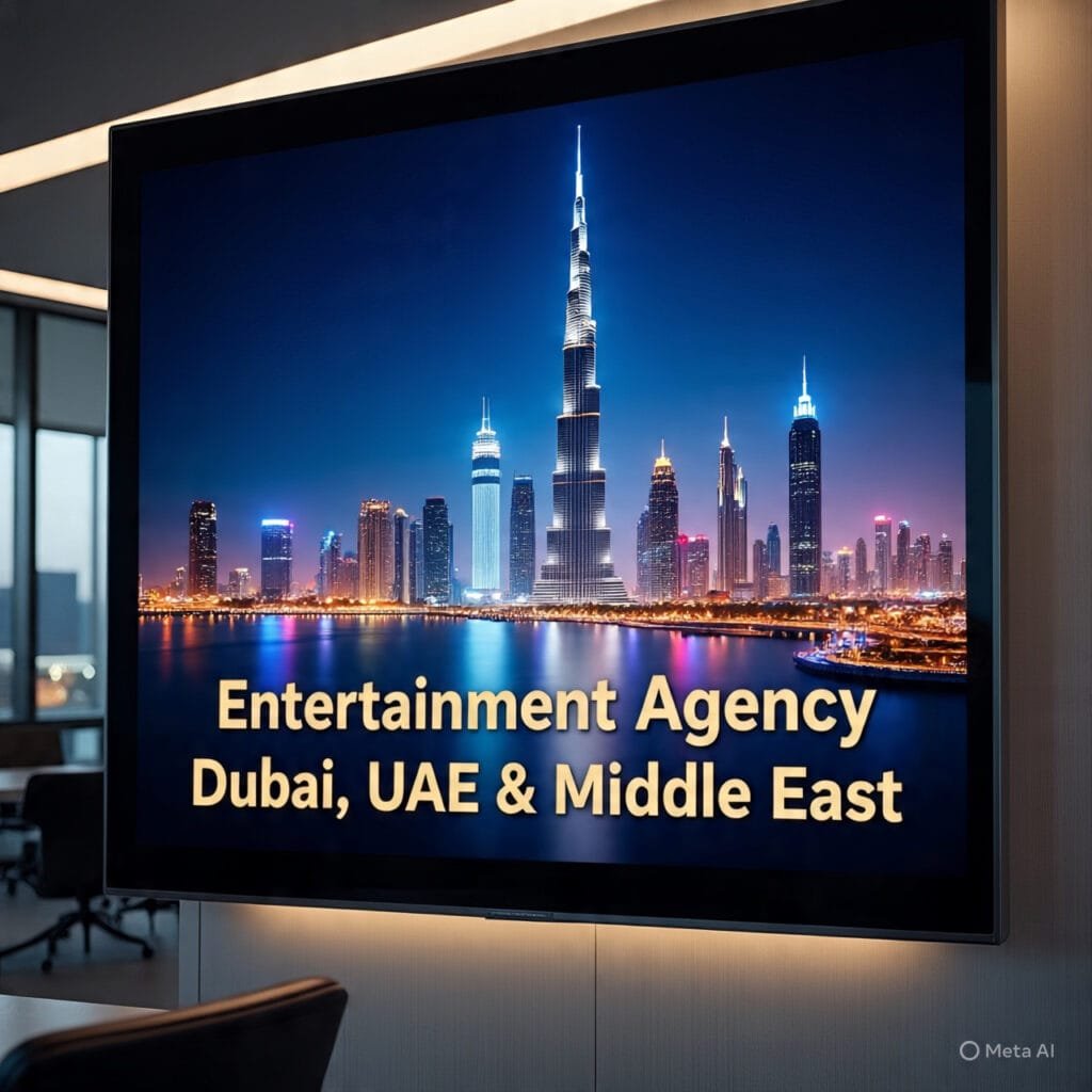 Entertainment Agency Dubai, UAE & Middle East