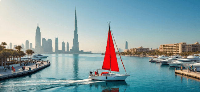 أفضل الأنشطة البحرية في دبي جولة في الأماكن السياحية المائية الأنشطة البحرية في دبي