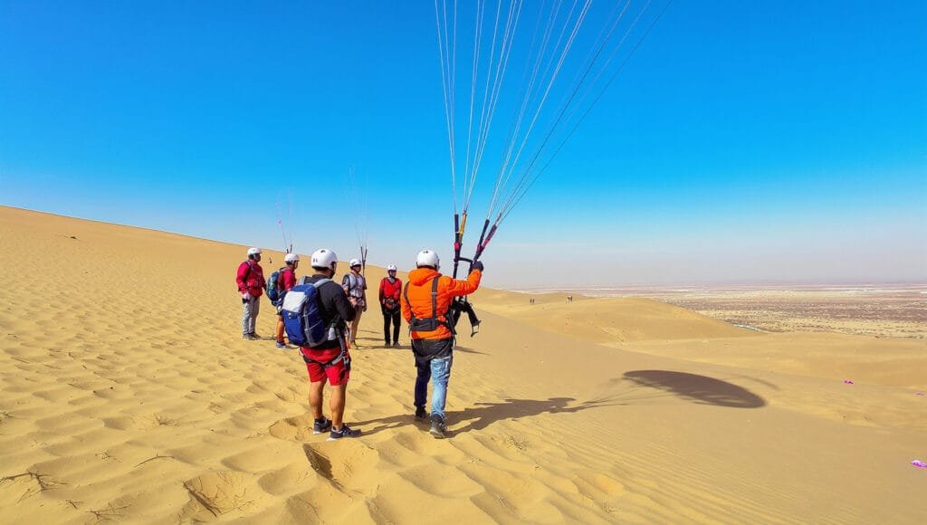 الطيران الشراعي للمبتدئين في الإمارات