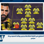 تشكيل الاتحاد والنصر المتوقع في القمة المشتعلة بدوري روشن السعودي 26 سبتمبر