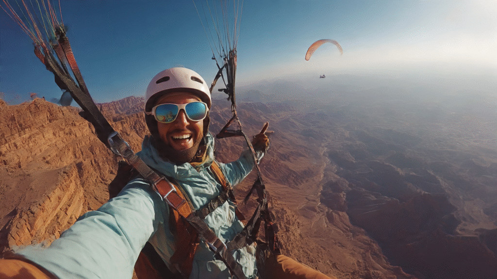 رياضة التنزه والطيران الشراعي في الإمارات