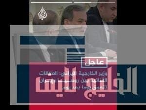 وزير الخارجية الإيراني: العلاقات الثنائية بين روسيا وإيران تتعمق وزير الخارجية الإيراني: العلاقات الثنائية بين روسيا وإيران تتعمق يوما بعد يوم
