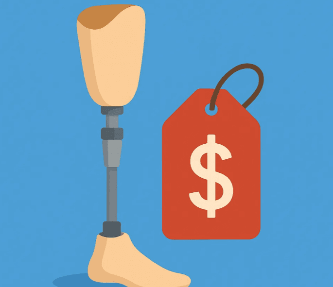 سعر طرف صناعي فوق الركبة